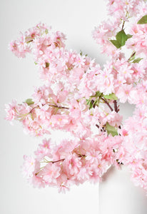 Pink Cherry Blossom Branch, 40"