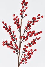 Load image into Gallery viewer, 34&quot; Faux Water Resistant Berry Branch Stem
