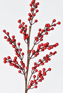 Water Resistant Berry Branch Stem, 34"
