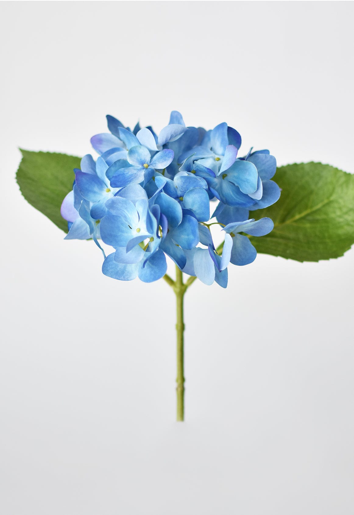 Hydrangea Stem, 10", Blue & Purple