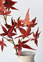 Load image into Gallery viewer, 27&quot; Faux Japanese Maple Leaf Stem
