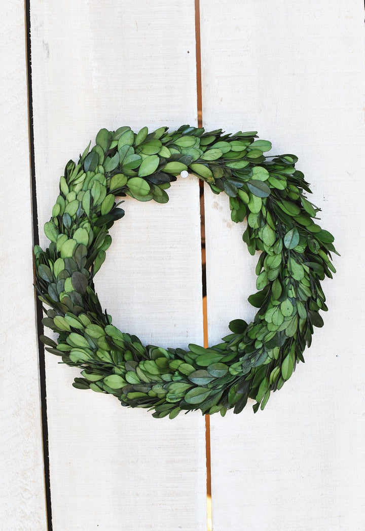 Preserved Boxwood Wreath, 9"