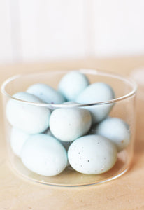 Faux Light Blue Eggs Assortment, 2"