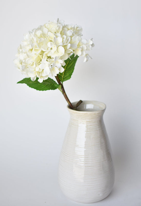 Hydrangea Stem, 26", White