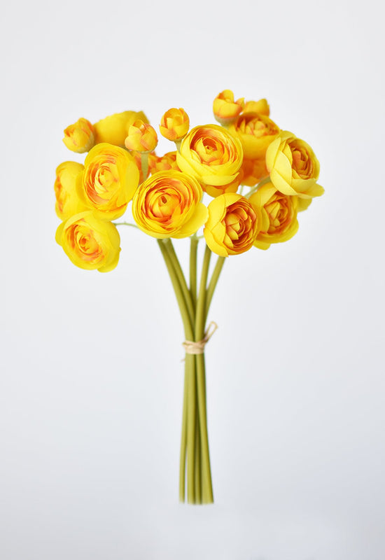 Ranunculus Stem Bundle, 10", Yellow