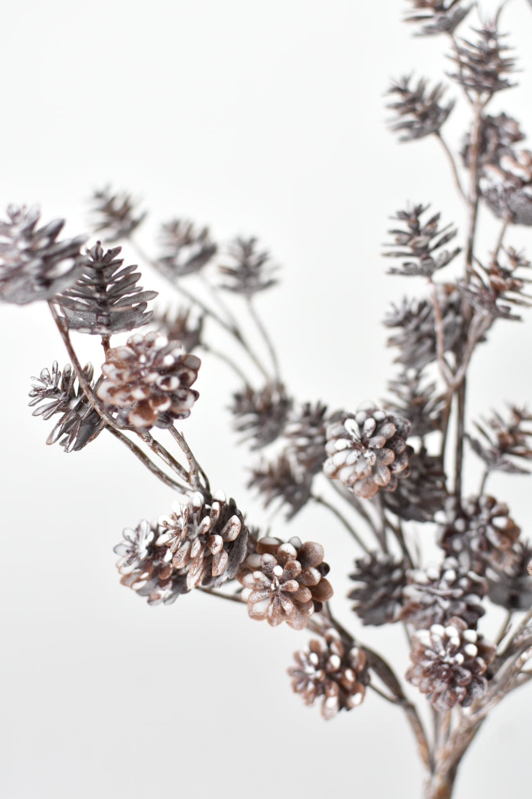 Frosted Pinecone Bush, 15"