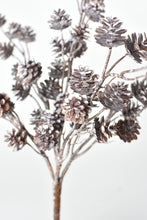 Load image into Gallery viewer, Whitewashed Pinecone Bush, 15&quot;
