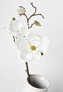 Magnolia Stem White, 19"