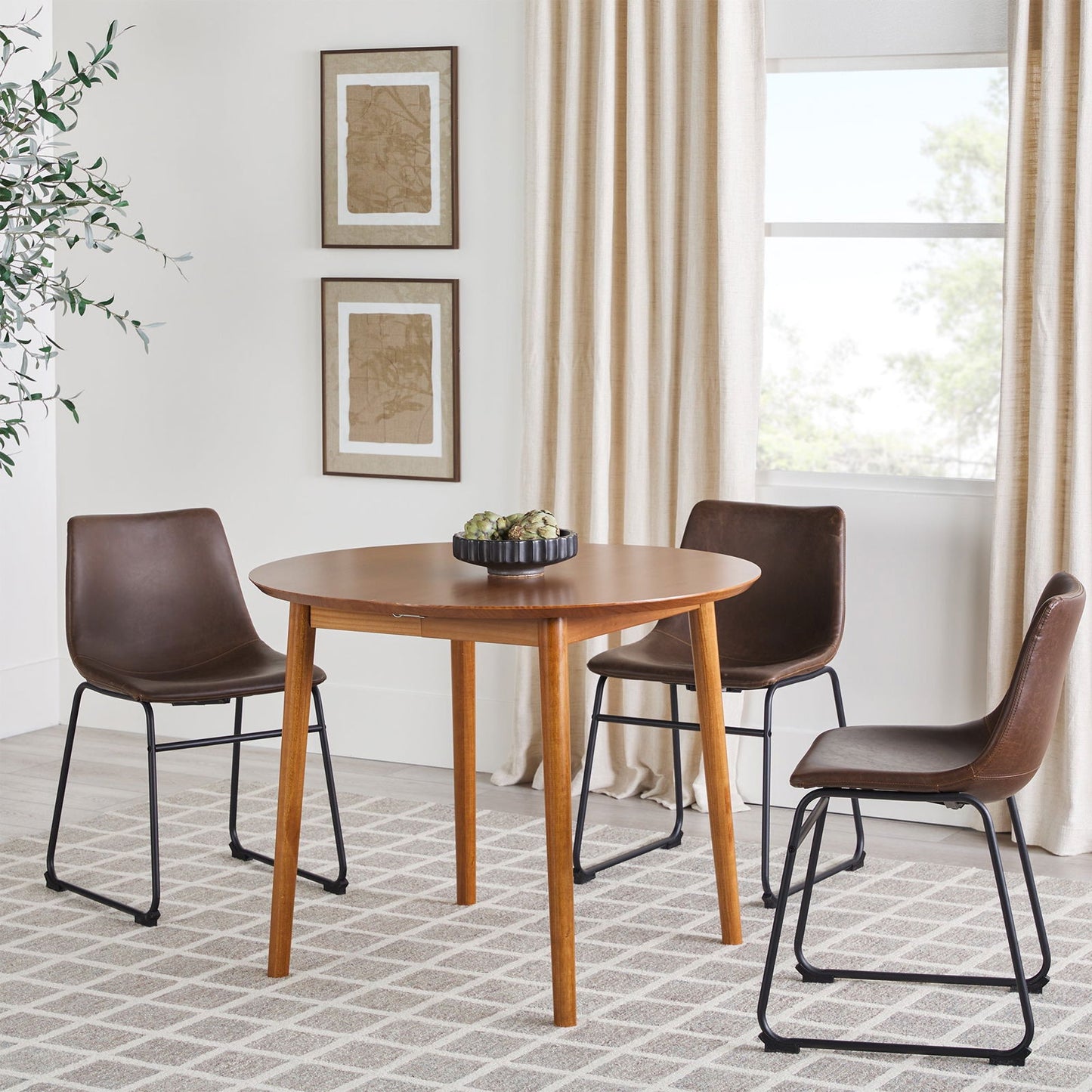 Damsel Mid-Century Extension Dining Table - Mac & Mabel