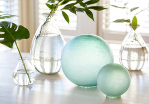 Sea Glass Decorative Orb, Small