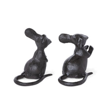 Load image into Gallery viewer, Cast Iron Mice Pair, Set of 2
