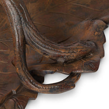Load image into Gallery viewer, Cast Aluminum Grape Leaf Basket, Large
