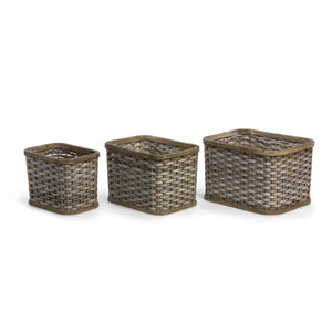 Woven Storage Basket, Set of 3