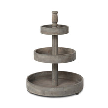 Load image into Gallery viewer, Wooden 3-Tiered Plant Stand
