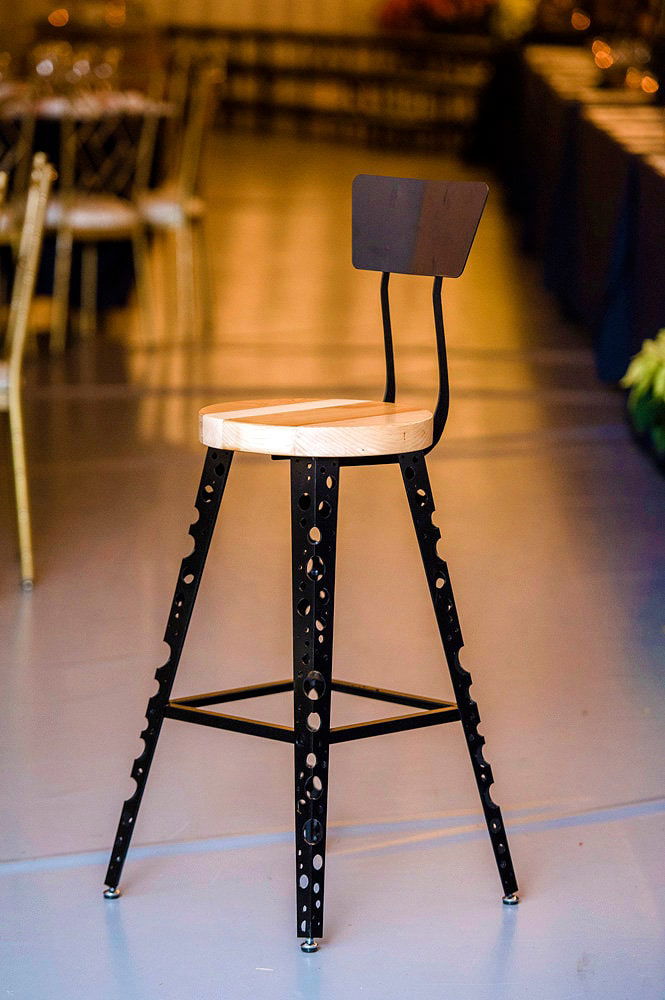 Effervescent Modern Stool, Bar Stools With Backs, Farmhouse Counter Stools, Counter Height Stool, Urban Counter Stool With Back - Mac & Mabel