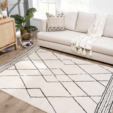 Load image into Gallery viewer, Keone Black &amp; White Area Rug
