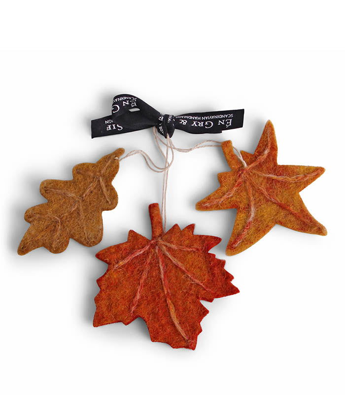 Fall Hanging Decoration - Fall Leaves (Set of 3) - Mac & Mabel