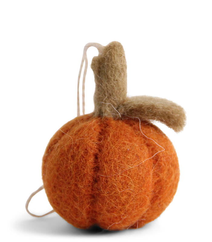 Fall Hanging Decoration - Pumpkins (Set of 3, Orange) - Mac & Mabel