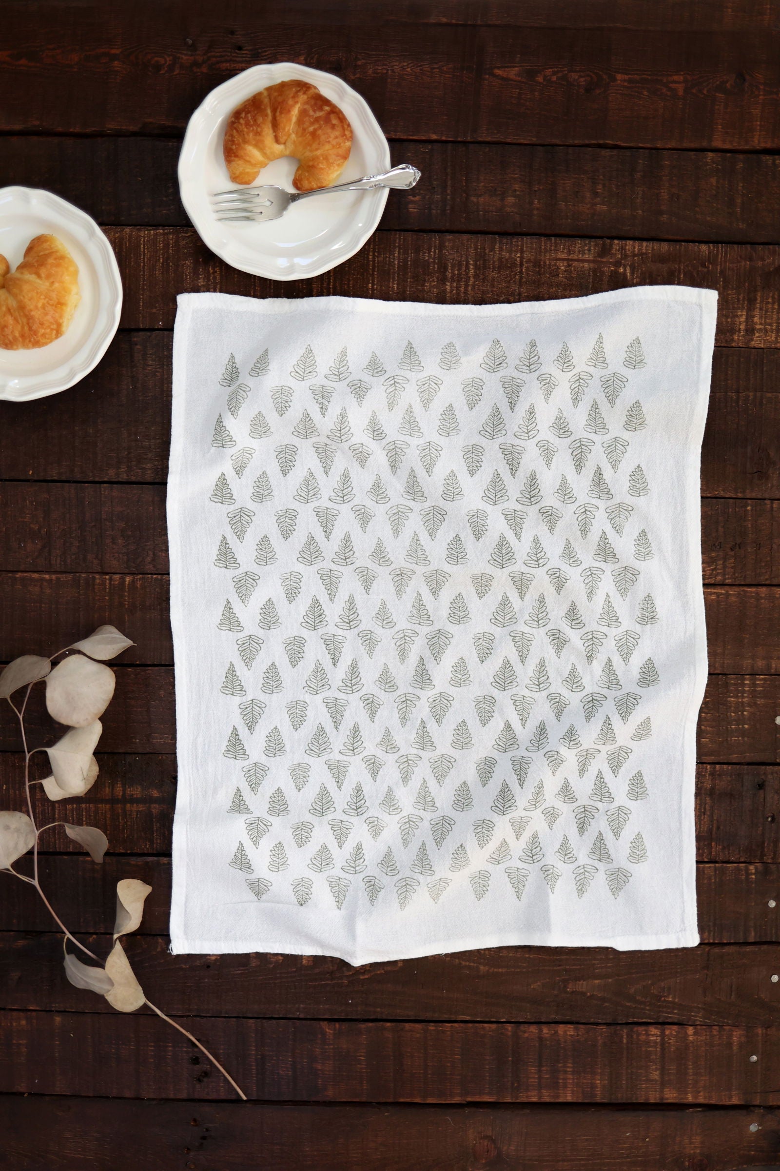 Fern Pattern Tea Towel - Mac & Mabel