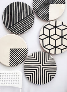 Casa Cubista Graphic Cubes Platter