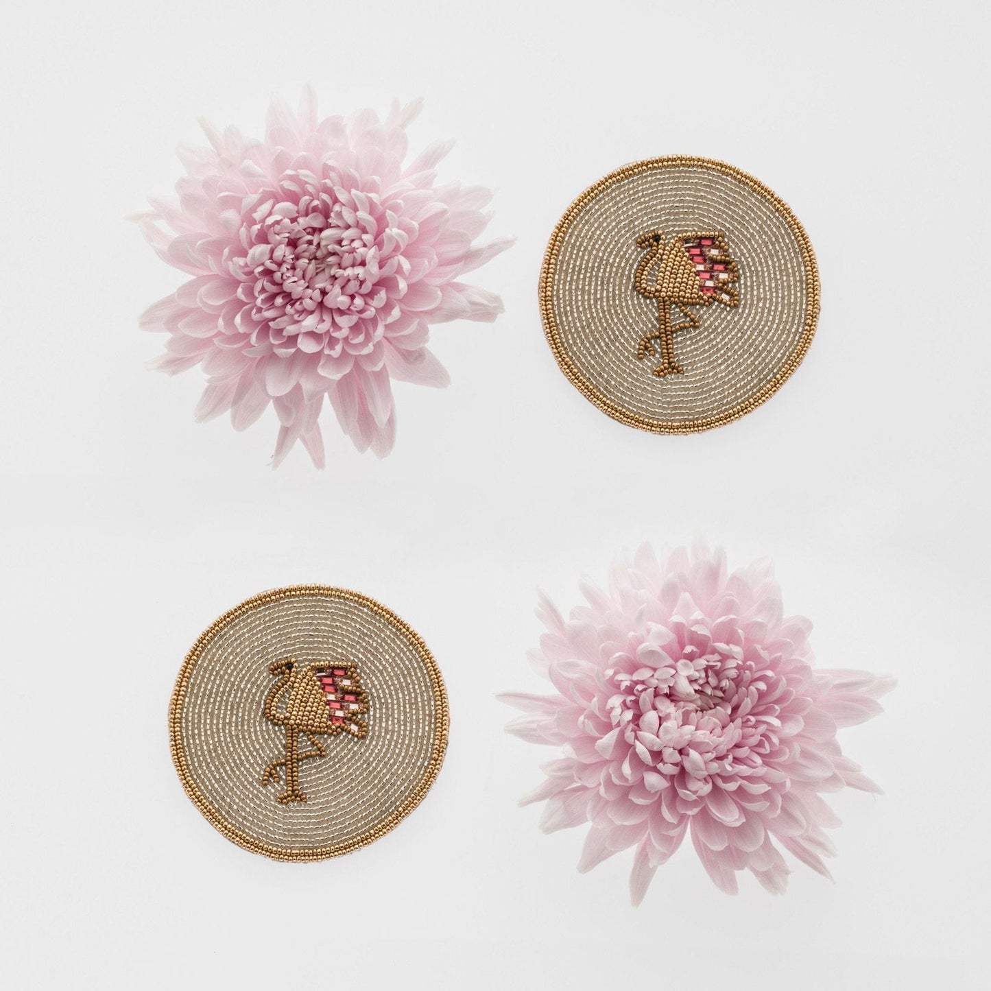 Flamingo coasters - Mac & Mabel