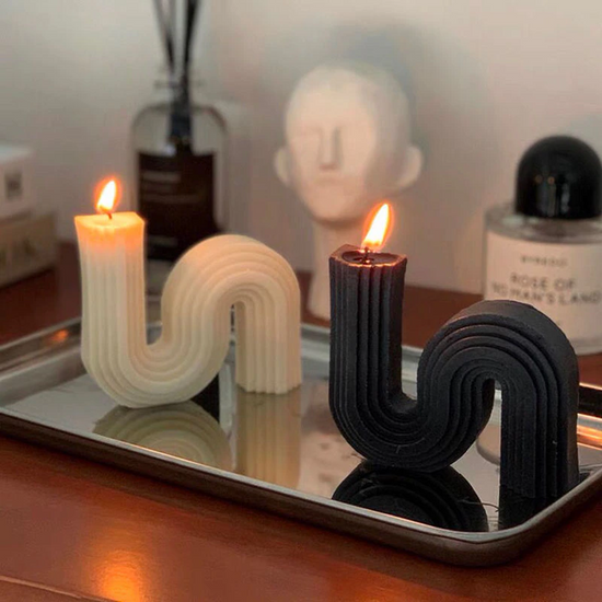 S-Shaped Candle