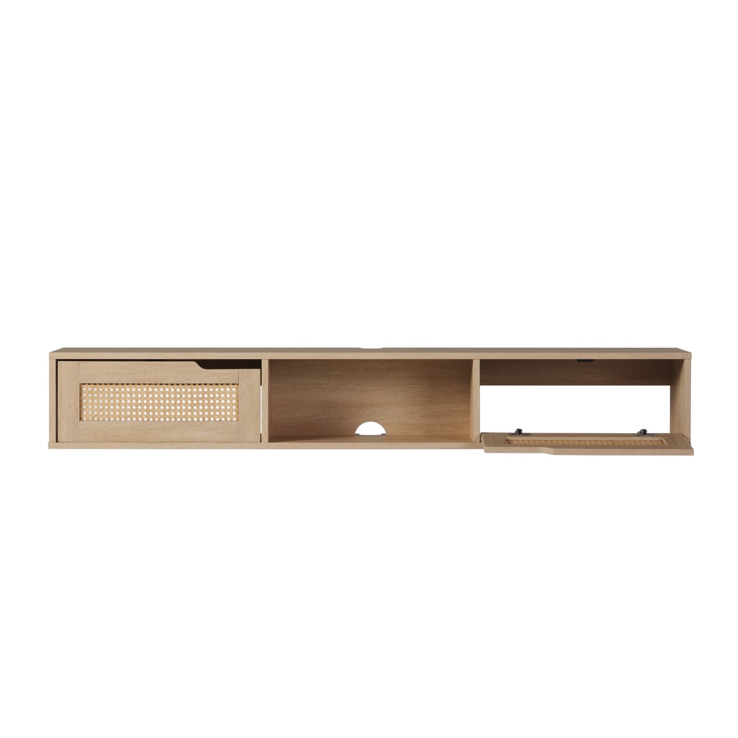 Hamkke Boho 2-Door Floating TV Stand