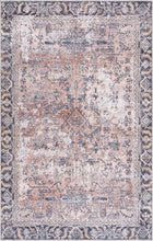 Load image into Gallery viewer, Peach Holi-2305 Washable Area Rug

