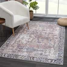 Load image into Gallery viewer, Peach Holi-2305 Washable Area Rug
