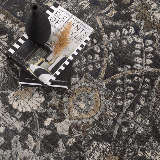 Georgiana Polypropylene Rug, Black