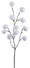 Load image into Gallery viewer, 30&quot; Faux Glitter White Pom-Pom Stem
