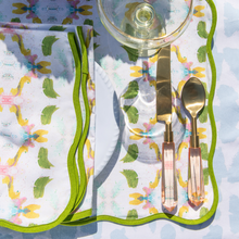 Load image into Gallery viewer, Laura Park - Dogwood Scalloped Dinner Napkins
