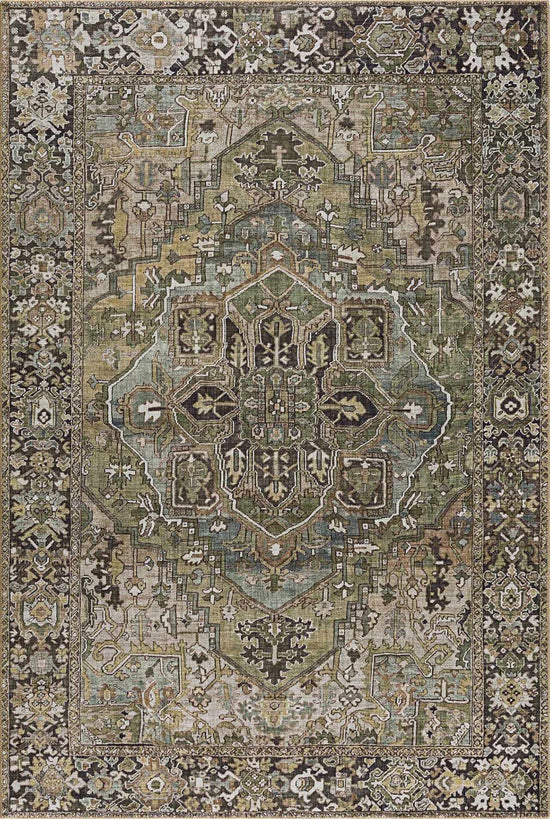 Neyland Polyester Rug, Sage Green