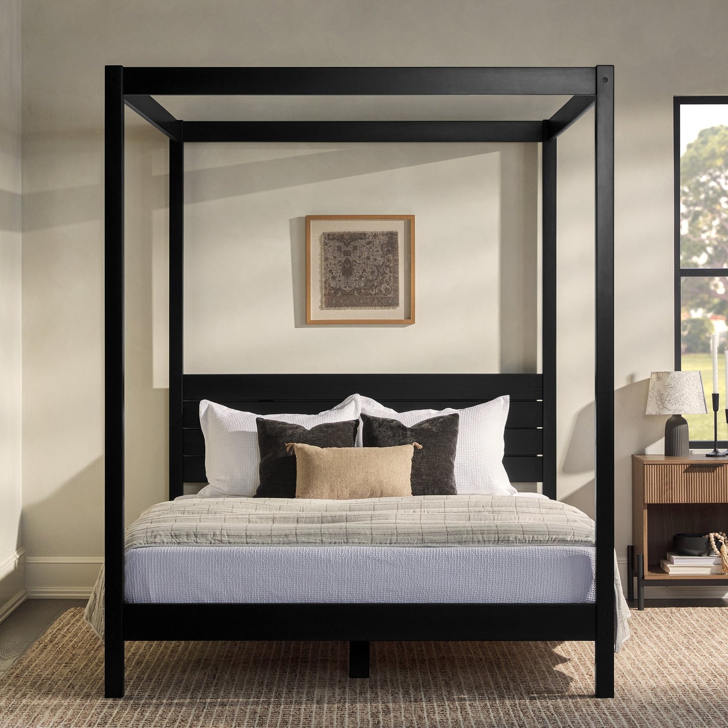 Isla Solid Wood Canopy Bedframe Collection