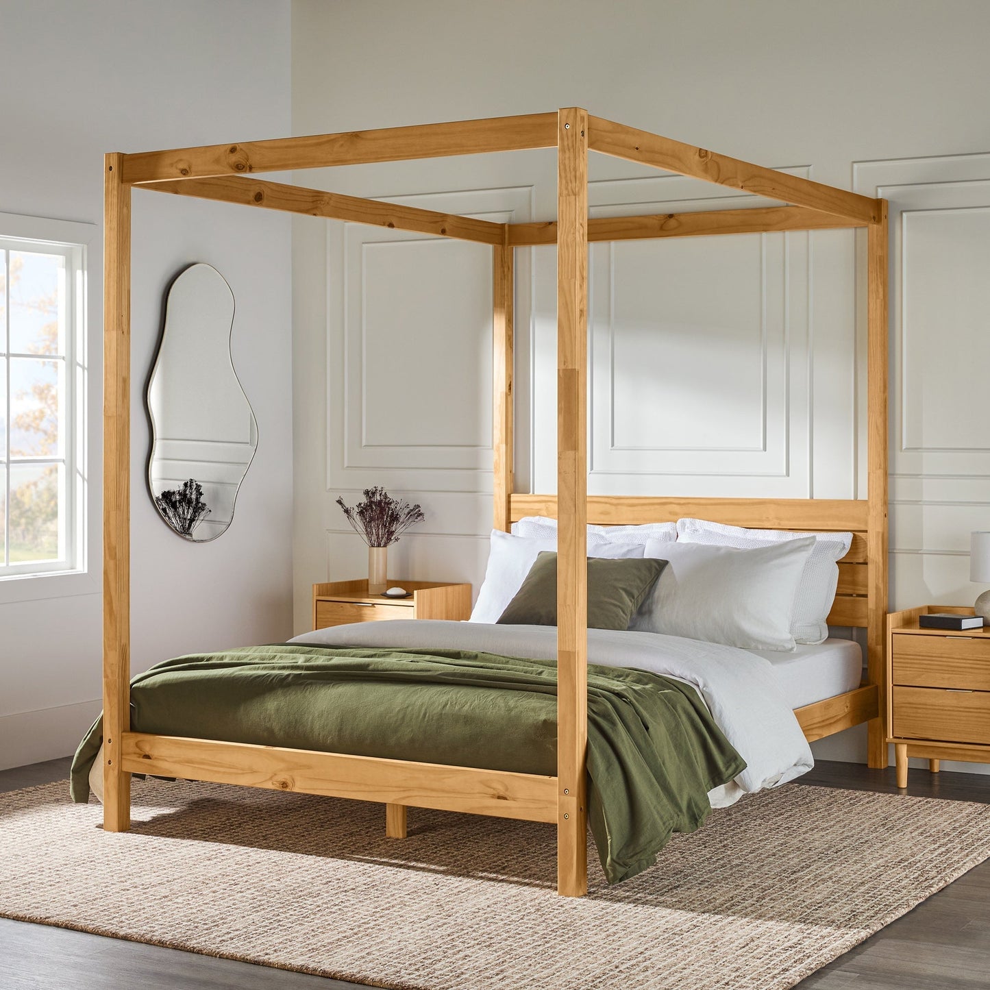 Isla Solid Wood Canopy Bedframe Collection