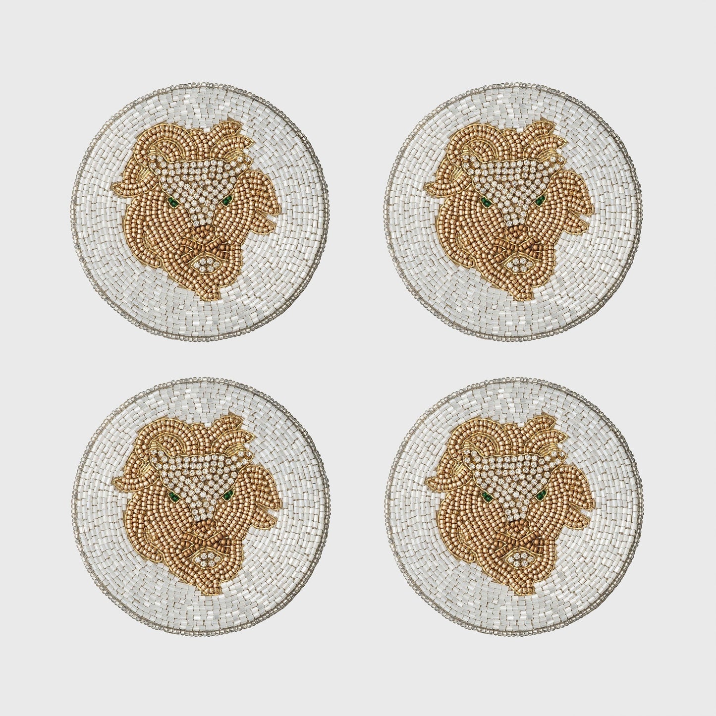 Leo Coasters, Set of Four