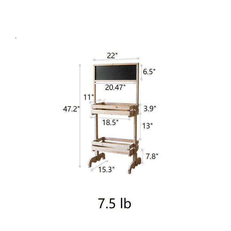 Two Tire Plant Stand with Chalkboard