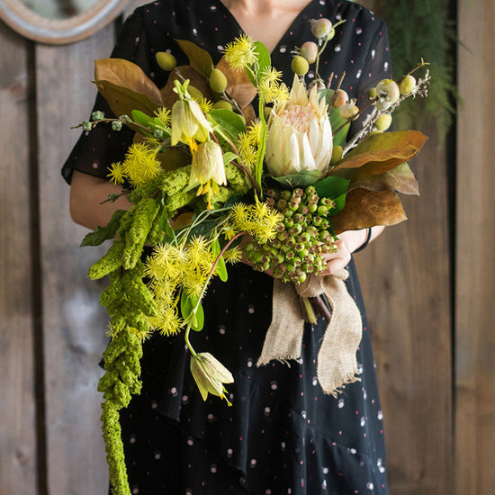 Protea Bouquet w/ Greenery, 25"