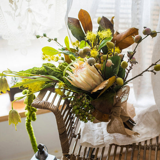 Protea Bouquet w/ Greenery, 25"