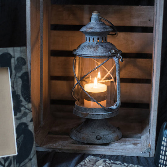 Restoration Candle Holder Backyard Décor Lantern