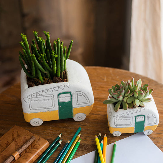 Kids Desktop Bus Planter