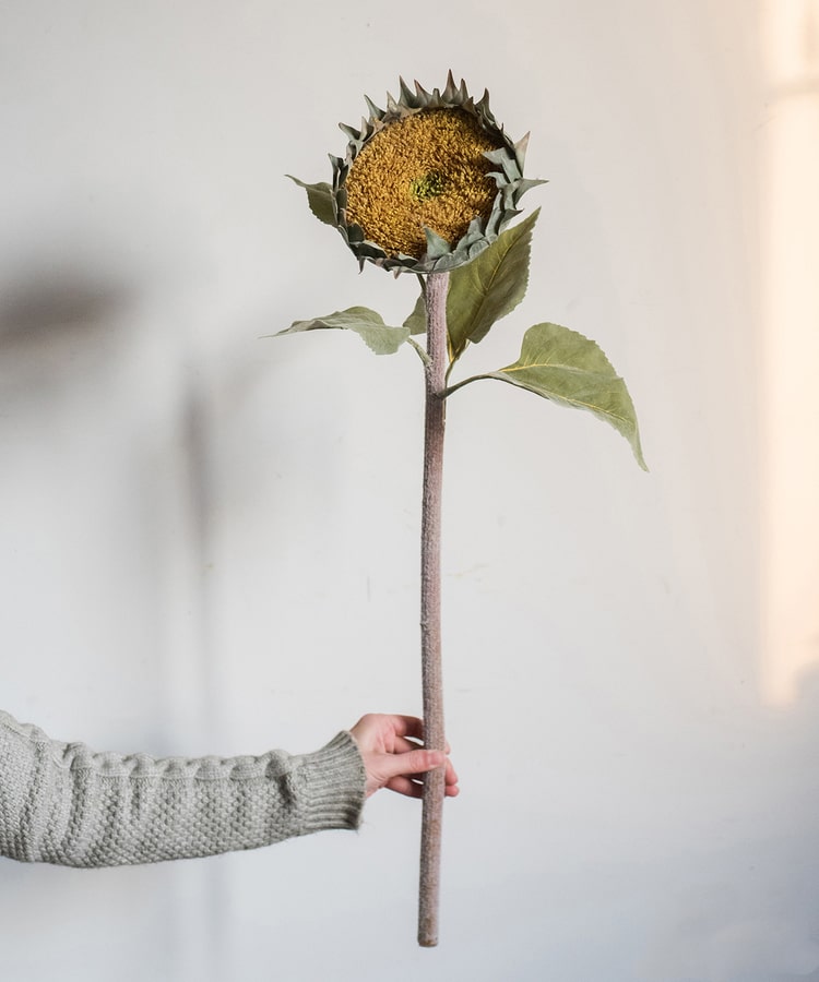 The Restoration Rustic Sunflower Stem