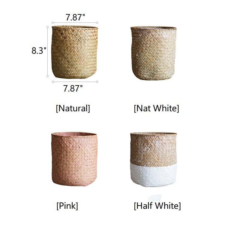 Natural Straw Basket in Different Colors