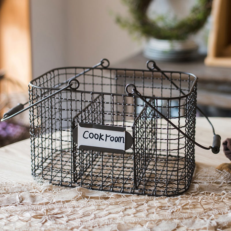 Zakka Multifunctional Wire Organizer Basket