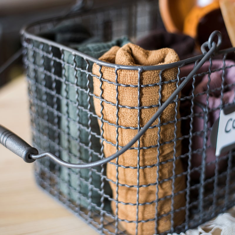 Zakka Multifunctional Wire Organizer Basket