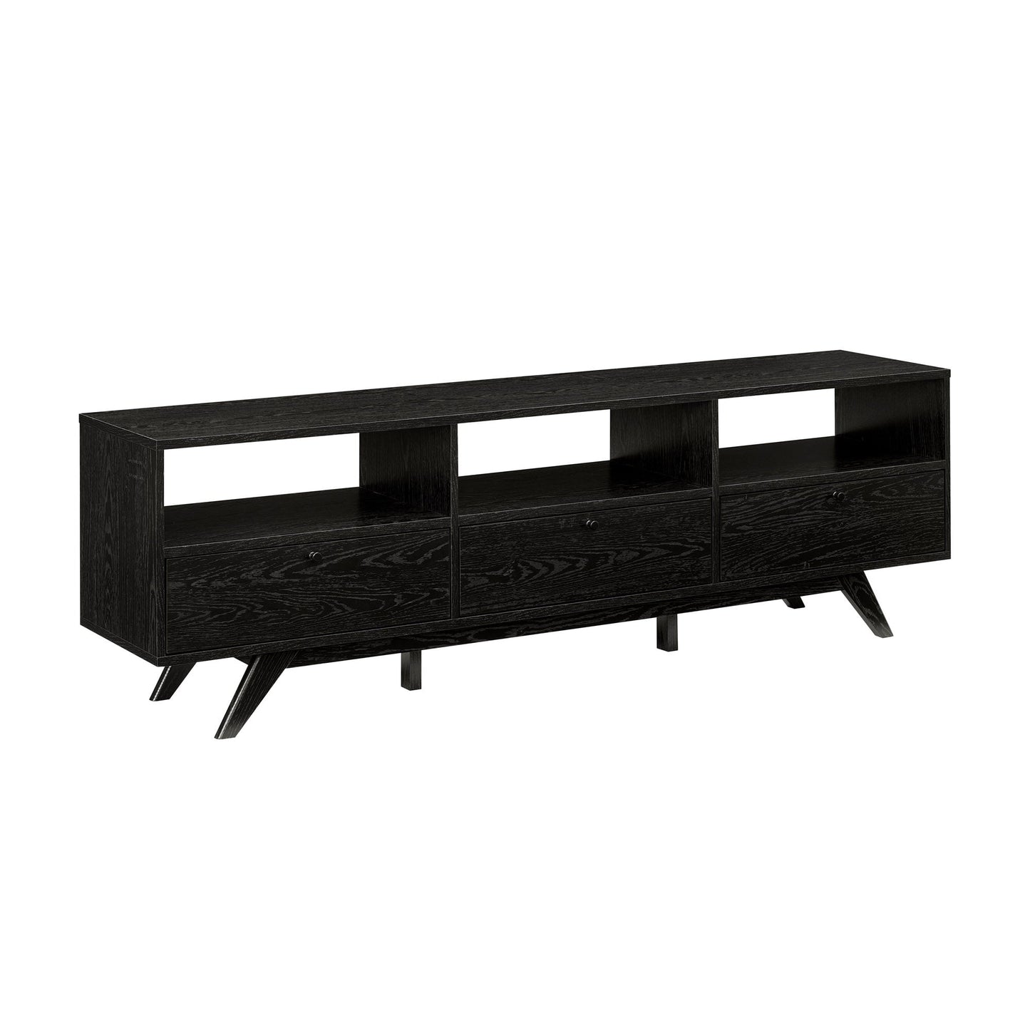 Kela Mid-Century Modern 3-Door TV Stand