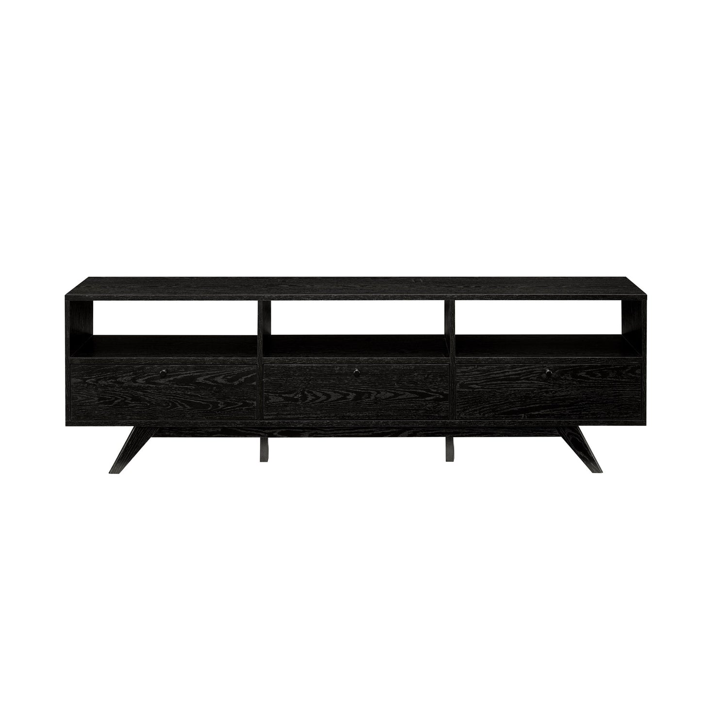 Kela Mid-Century Modern 3-Door TV Stand