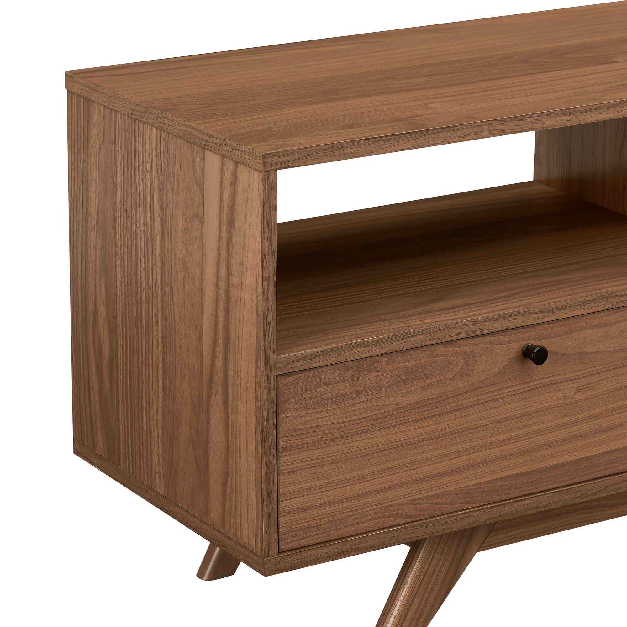 Kela Mid-Century Modern 3-Door TV Stand