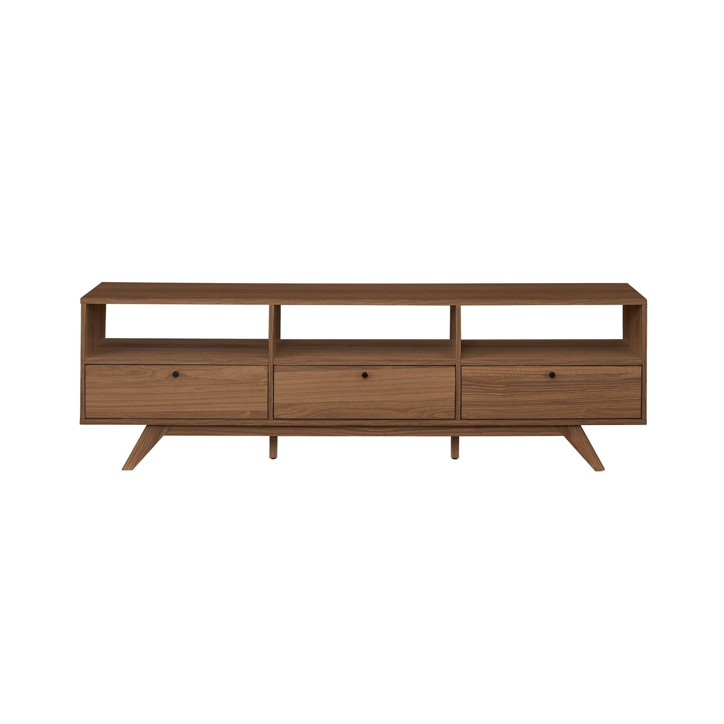 Kela Mid-Century Modern 3-Door TV Stand