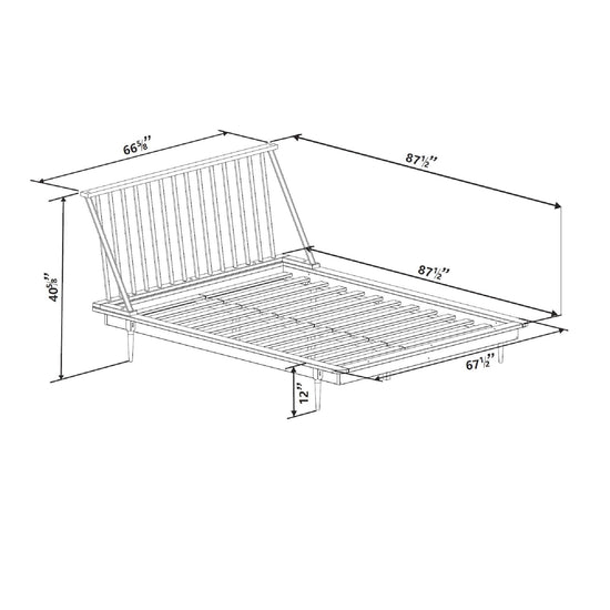 Spindle Back Solid Wood Beds